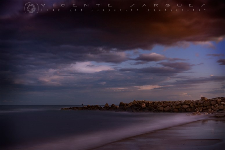 Tormenta al atardecer