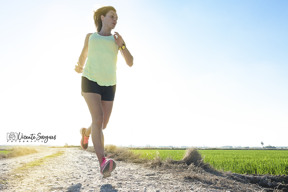Running entre arrozales